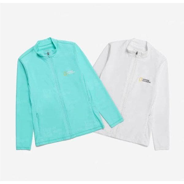 N232WRG520 女性コンセプトグラフィックジップアップラッシュガード