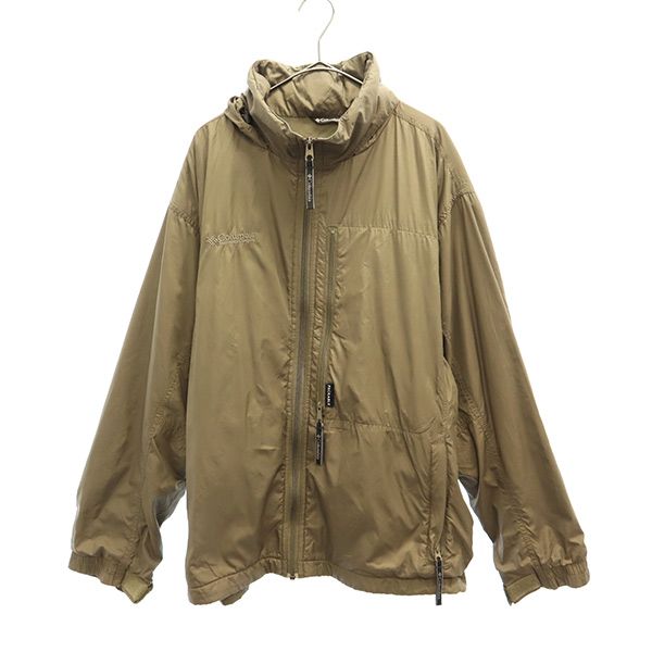 アウトドア ナイロンジャケット M ブラウン メンズ