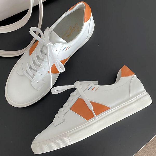 革の女性用スリッポンスニーカー3cm 3color sy657_P336252755