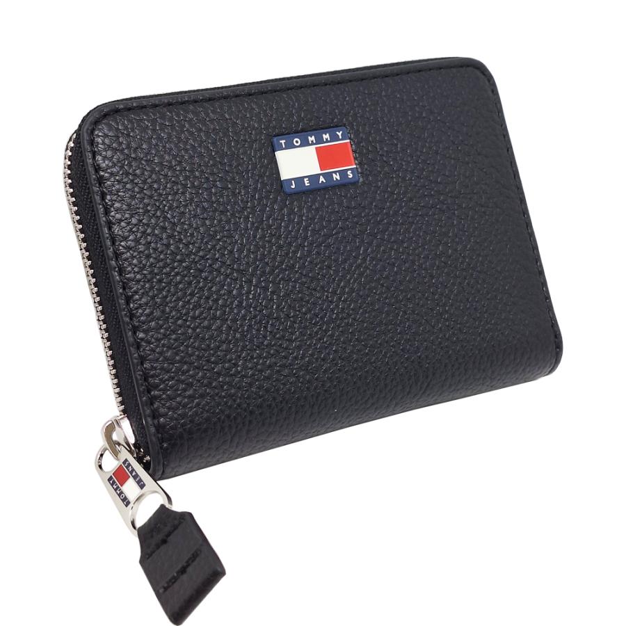 TOMMY JEANS ミニ財布 ラウンドZIP コインケース カードケース AW0AW17584BDS ユニセックス 財布