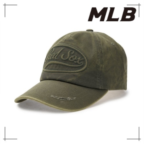 MLB公式正規品 キャップ Varsity Vintage Tone Cultured Unstruck Ball Cap BOS (D.Khaki)