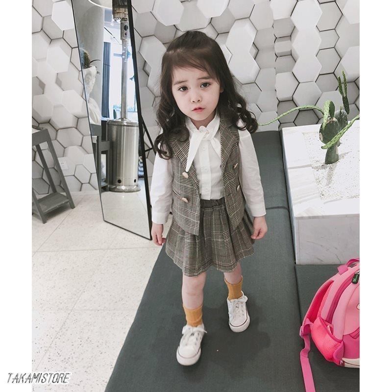 男女兼用その他の子供服その他入学式 【制服標準装備】子供スーツ 可愛い フォーマル 子供服 通学着 ベスト 春秋 新品 長袖 シャツ セットアップ スカート キッズ 卒業式 ３点セット おしゃれ