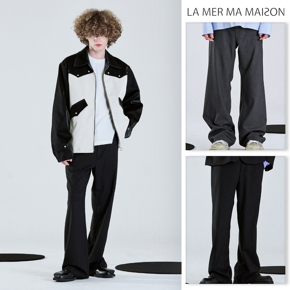 [LA MER MA MAISON] BOOTS CUT SLACKS