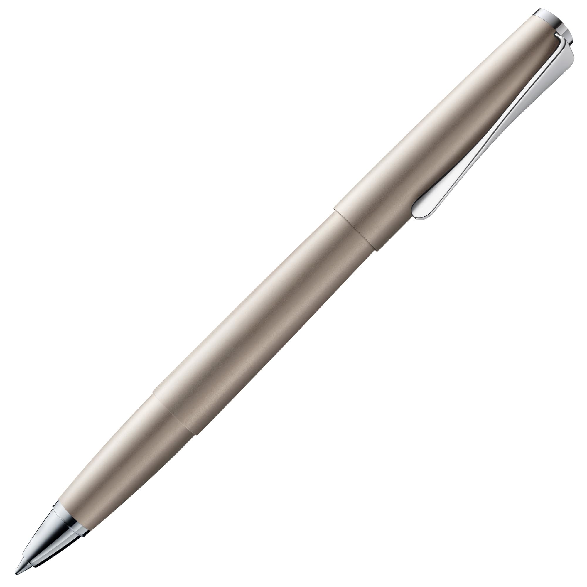 LAMY（ラミー） studio パラジューム ローラーボールペン - エレガントなメタルボディのローラー ボールペン - プロペラ型クリップ & 線幅 M - ローラーボールリフィル 黒 LAMY