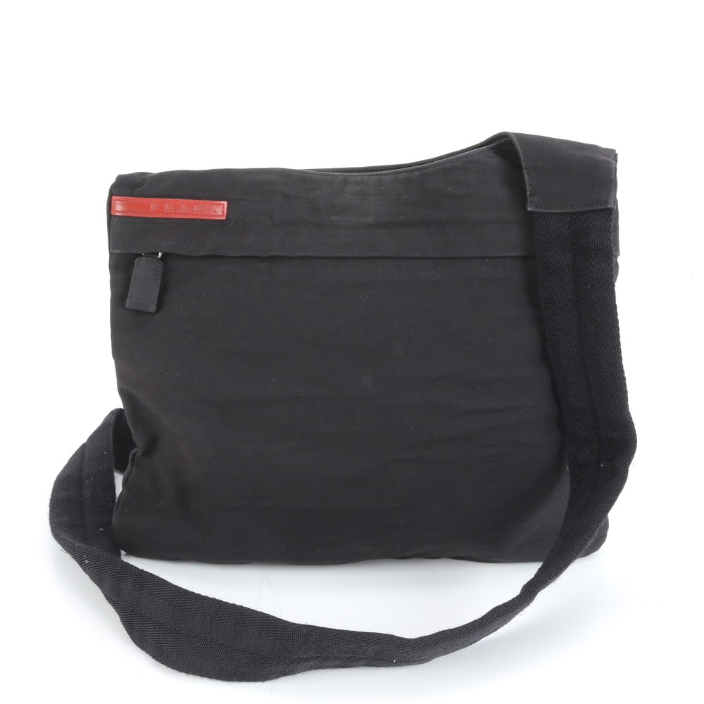 プラダスポーツ ショルダーバッグ 斜め掛け メッセンジャー ビジネス 通勤 トート メンズ REE DM12-8 中古