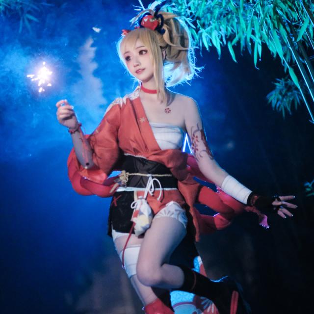 新タイプ追加 激安販売 全size在庫 服だけで翌々日発送 原神 Genshin げんしん 宵宮-よいみや コスプレ衣装 コスチューム[4717]