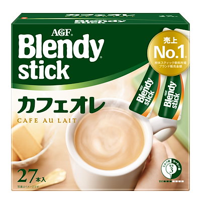 他サイト： AGF ブレンディ スティック カフェオレ 【 スティックコーヒー 】 27個 (x 1)の商品画像