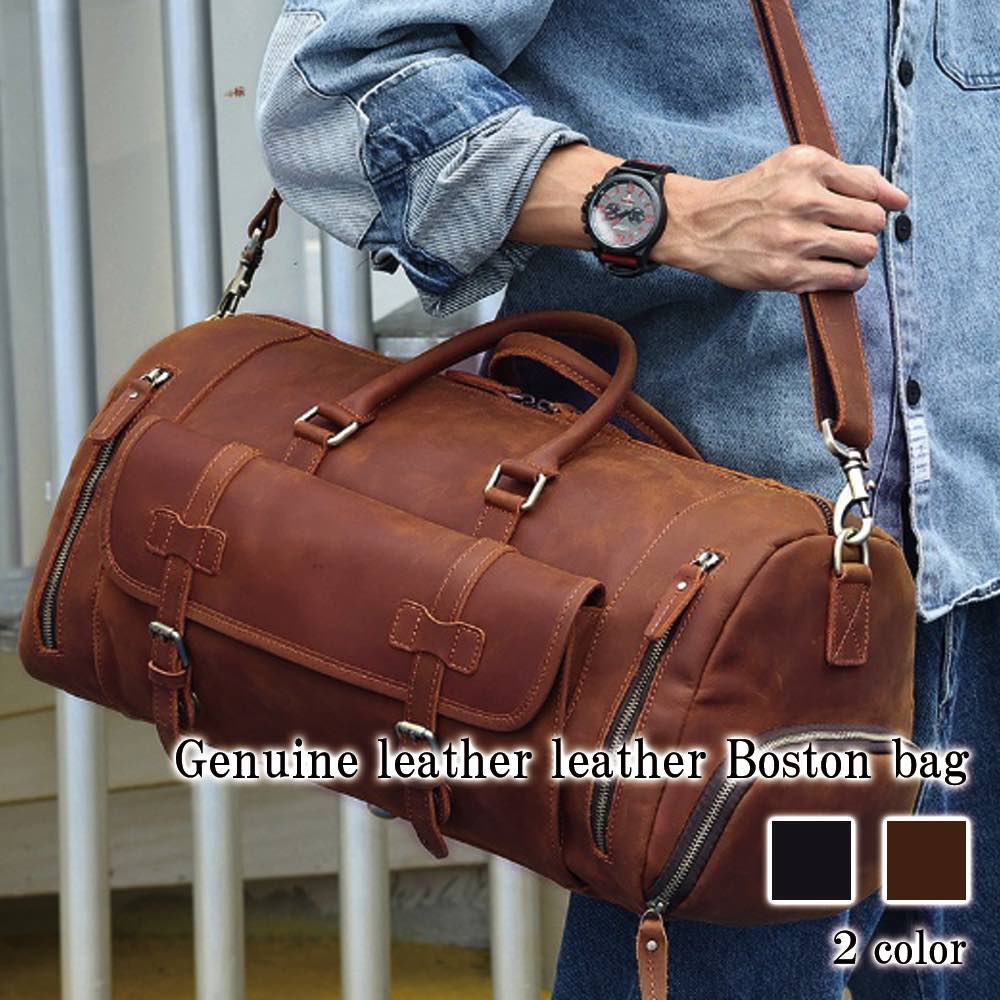 ボストンバッグ メンズ 本革レザーボストンバッグ 大容量 アウトドア 冬 ブランド 高校生 バッグ 旅行 秋 人気 折りたたみ 修学旅行 本革 おしゃれ ゴルフ おすすめ 男の子 夏 春 カバン 小さ