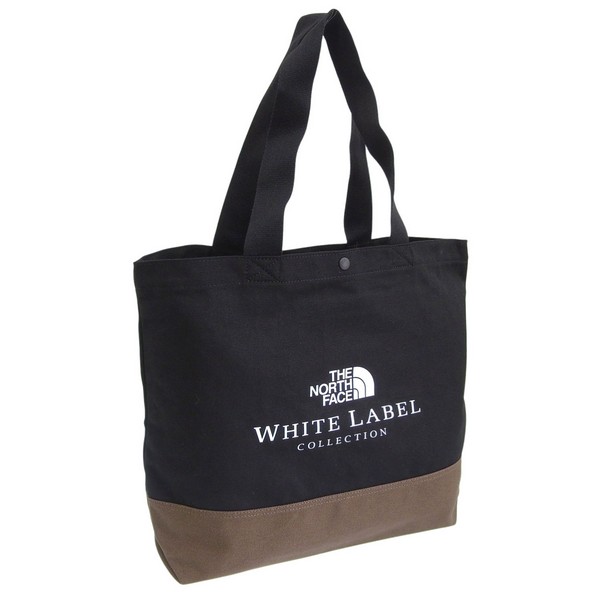 ノースフェイス バッグ メンズ レディース トートバッグ コットン ブラック BLOCK CANVAS BAG NN2PR57J-BLK THE NORTH FACE A4対応