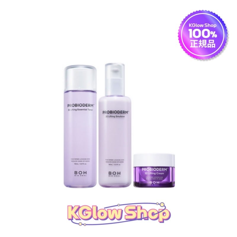 プロバイオダム 3D リフティング スキンケア 2種 企画 (エッセンシャル トナー 150ml+エマルジョン 150ml) (最大購入数量 1個)