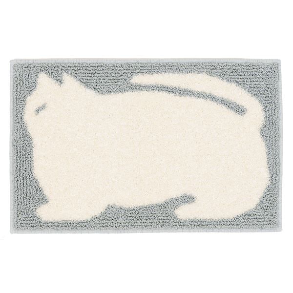 スミノエ 洗える マット タマ 約幅45x長さ70cm ブルー 日本製