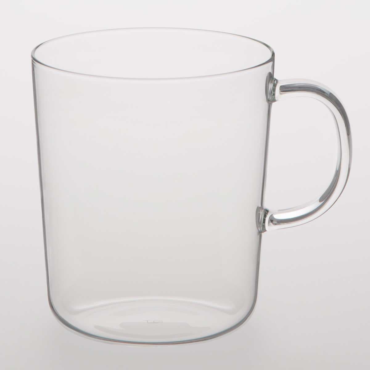 マグカップ コーヒーカップ 深澤直人 TG Heat-resistant Glass Mug 470ml Exquisite ティージー 耐熱ガラス マグカップ エクスクイジット 470ml クリア