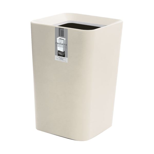 （まとめ）アスベル ルクレールCV 角型 ホワイト6212WH 1個[x5セット]