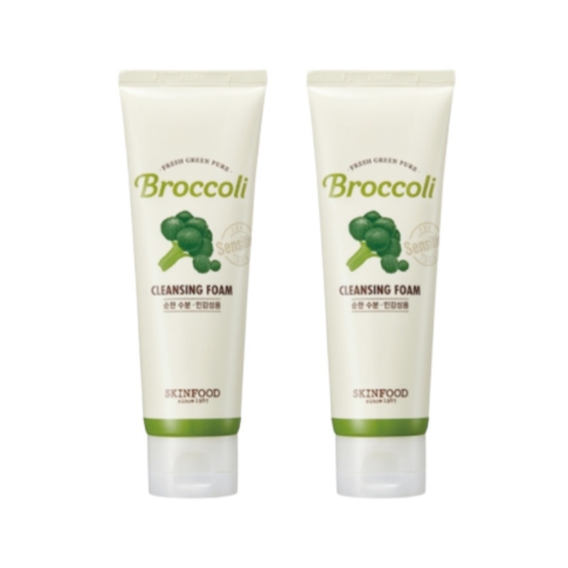 フレッシュグリーンピュアブロッコリー洗顔フォーム 130ml 1+1 敏感肌用