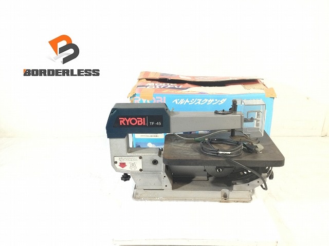 used RYOBI リョービ 100V 電動卓上 糸ノコ盤 TF-45 糸鋸 切断 切抜き 加工 糸鋸/糸のこ 99300