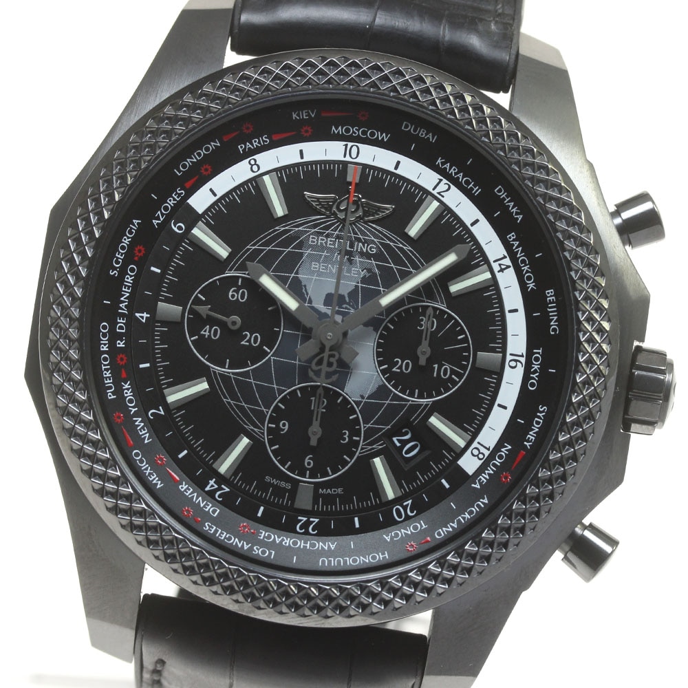 ブライトリング BREITLING MB0521 ベントレー ユニタイム 世界500限定 自動巻き メンズ 美品 _865301【中古】