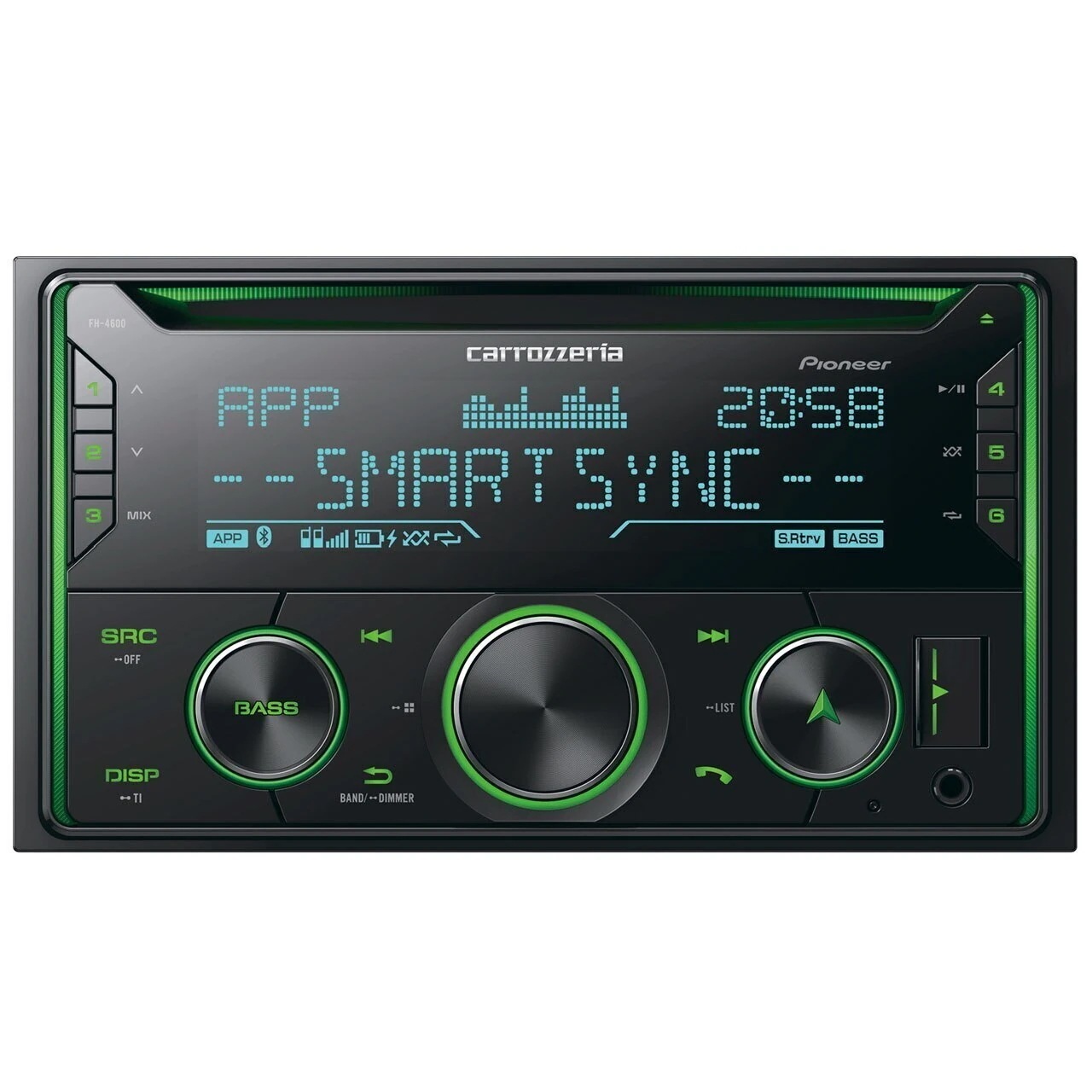 Pioneer カーオーディオ 2DIN CD/USB/Bluetooth FH-4600