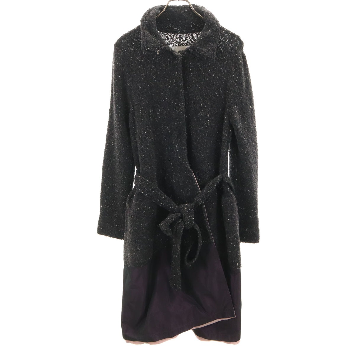 Sacai サカイ ニットコート グレー レディース 古着