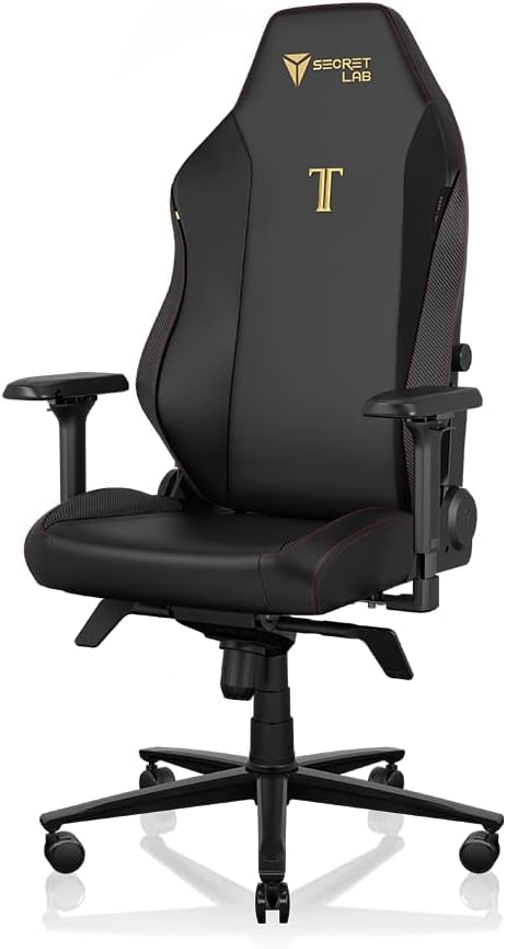 ステルス ゲーミングチェア (サイズ R) PUレザー シークレットラボ デスクチェア オフィスチェア ゲーム 人間工学 エルゴノミクス PC椅子 ランバーサポート 4Dアームレス 52876