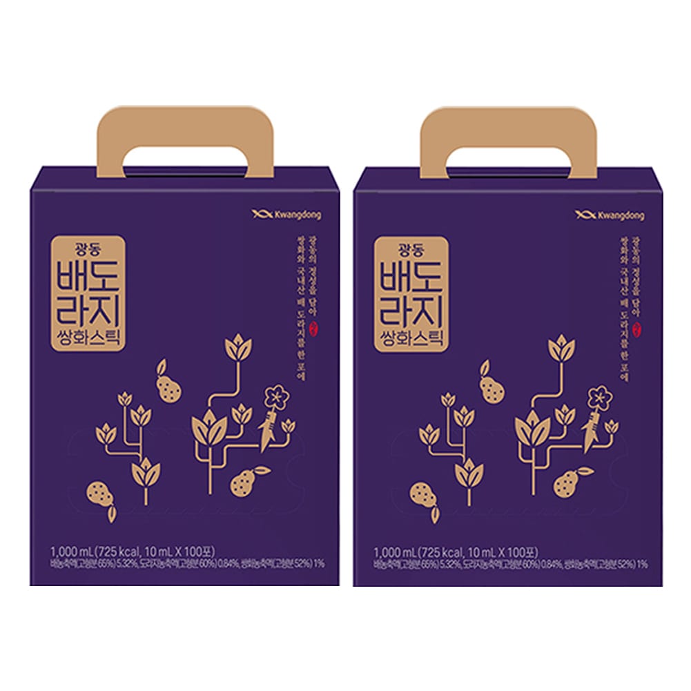 広東 梨キキョウ 双和 スティック 100包(1L) X 2個