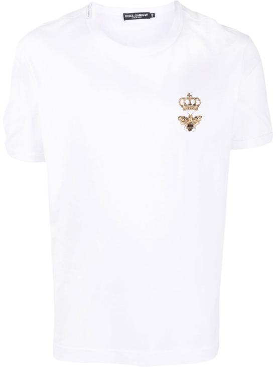 DOLCE & GABBANA Men Tops G8PV1Z G7WUQ W0800 BIANCO OTTICO
