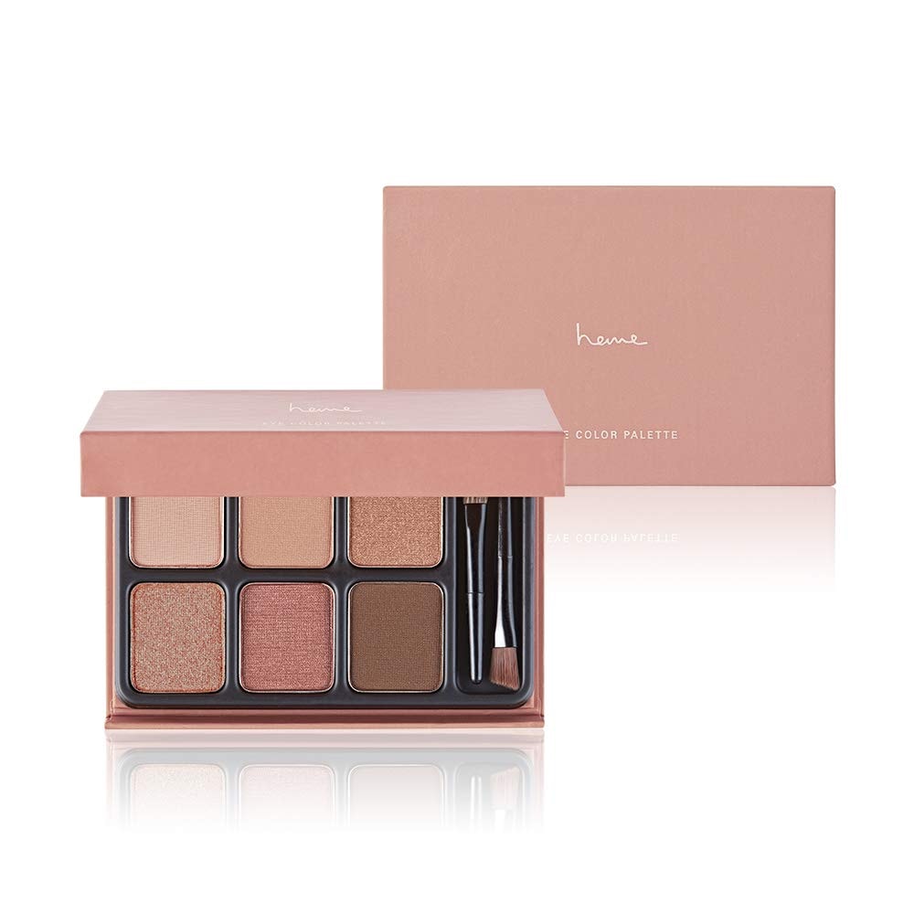 HEME heme 6色アイシャドウパレットパレット(全6色) WARM MAPLE 台湾コスメ (COTTON ROSE)