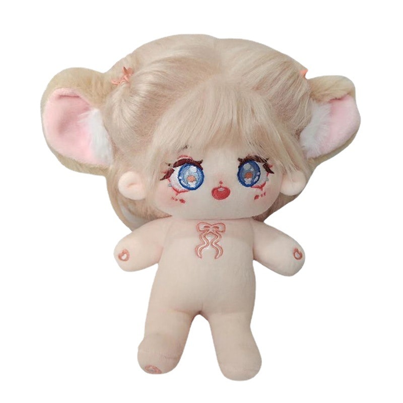 かわいい女の子ニーニ ぬいぐるみ 20cm 本体 無属性なし 獣尾獣耳付け 男の子 着せ替え人形 日常服人形 韓国ファッション アイドル ぬいぐるみ用 ドールウェア ぬいぐるみ 20cm 服 靴