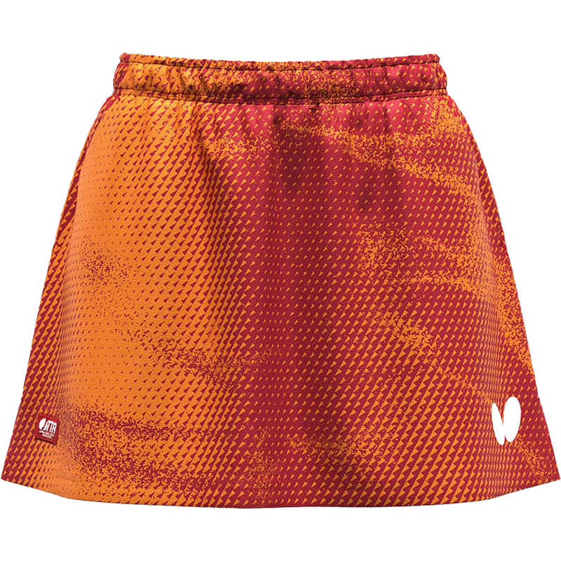 バタフライ　卓球用品 Butterfly レディース エリスター12・スカート ダージリンレッド 2XO　52329