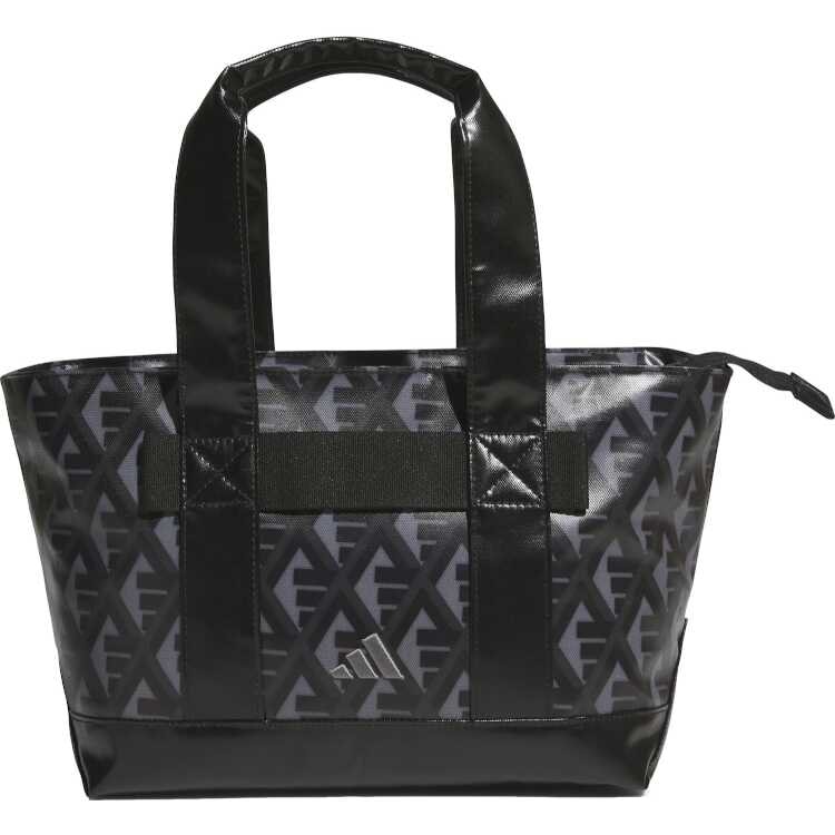 マルチカラードBOSプリント ラウンドバッグ ブラック×グレースリー×グレーシックス 16×27×21cm #JMR79-IT3307 5,913円