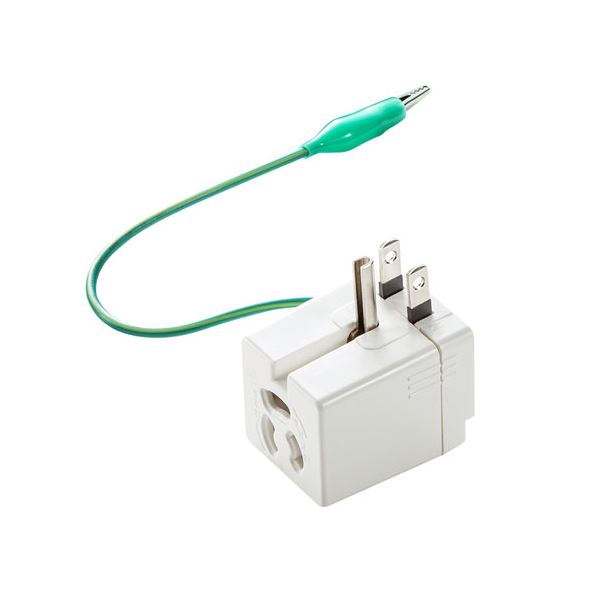 (5個セット) サンワサプライ 温度ヒューズ内蔵アダプタ TAP-AD9WX5