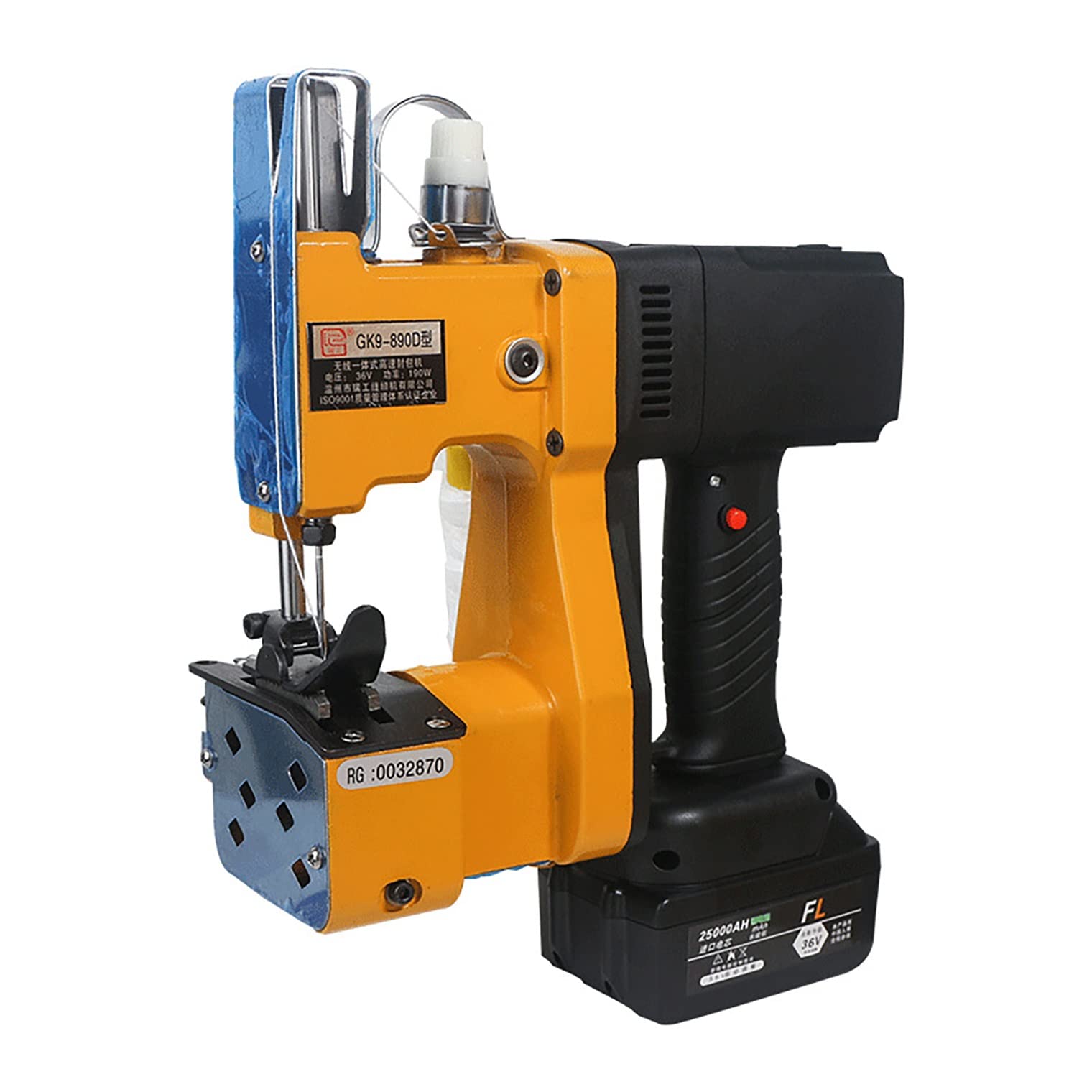 ポータブル袋縫ミシン ポータブル電動袋縫ミシン 充電式ポータブル袋口縫い シンシール機 ポータブル袋縫ミシン ミシンシール機 ハンドミシン封切り機 袋口ミシン カラフル 宅配便の袋/米袋/牛革の紙袋/