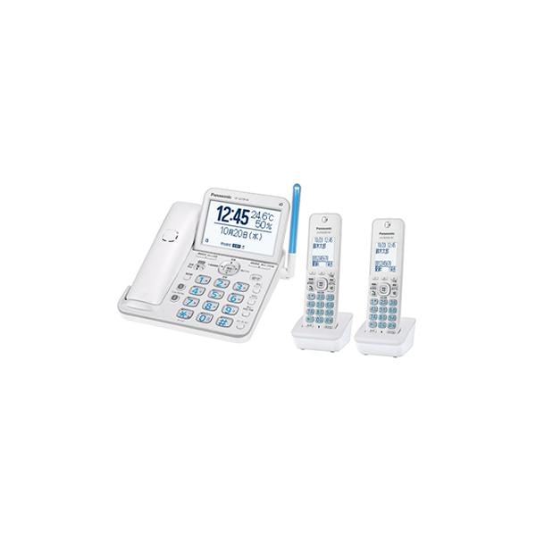 VE-GD78DW-W パナソニック デジタルコードレス電話機（子機2台付き） パールホワイト