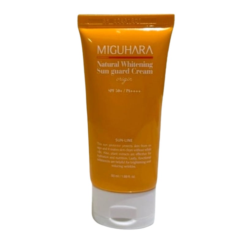 ナチュラル サンガード クリーム オリジン 50mL SPF50+ PA++++ / 顔用 日焼け止め 紫外線対策 軽い使用感 デイリーUVケア