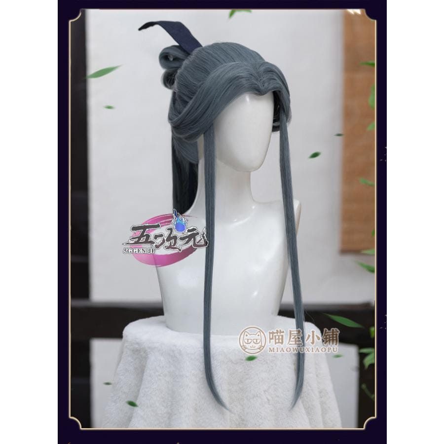レディース ウィッグ イベント用品 コスプレ パーティー ハロウィン　天官賜福　公式　コスプレ　アニメ　霊文　ウィッグ