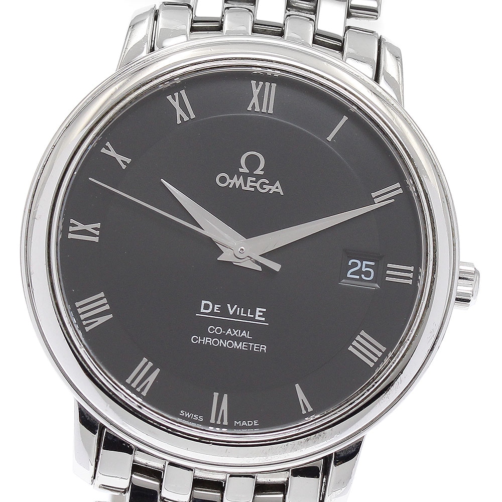 オメガ OMEGA 4574.50 デビル プレステージ コーアクシャル デイト 自動巻き メンズ _877152【中古】