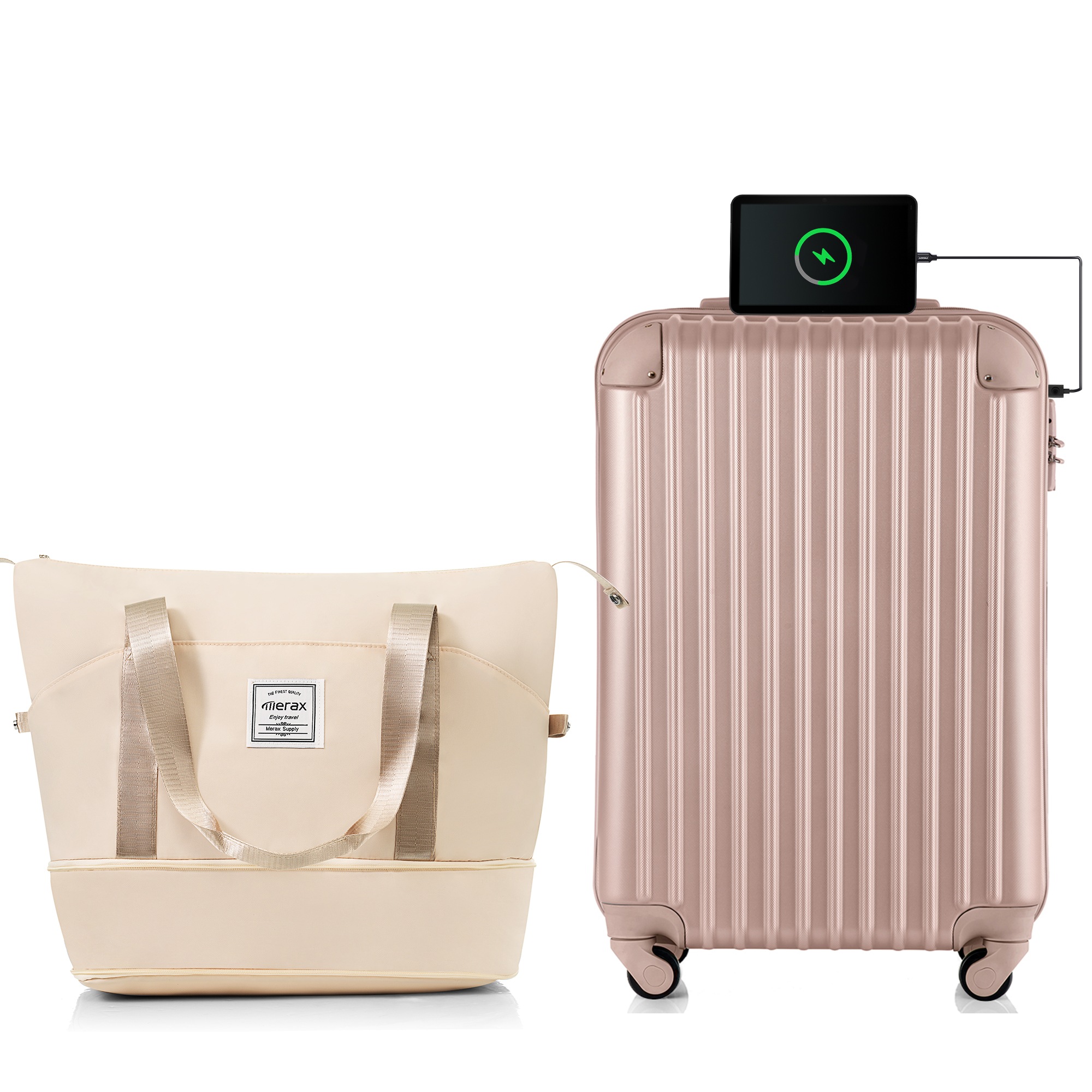 【国内即発送】スーツケース Sサイズ USB充電ポート付き ドリンクホルダー付き キャリーケース キャリーバッグ 2日 3日 小型 TSAロック搭載 トートバッグ ハンドバッグ レディース バッグ 手