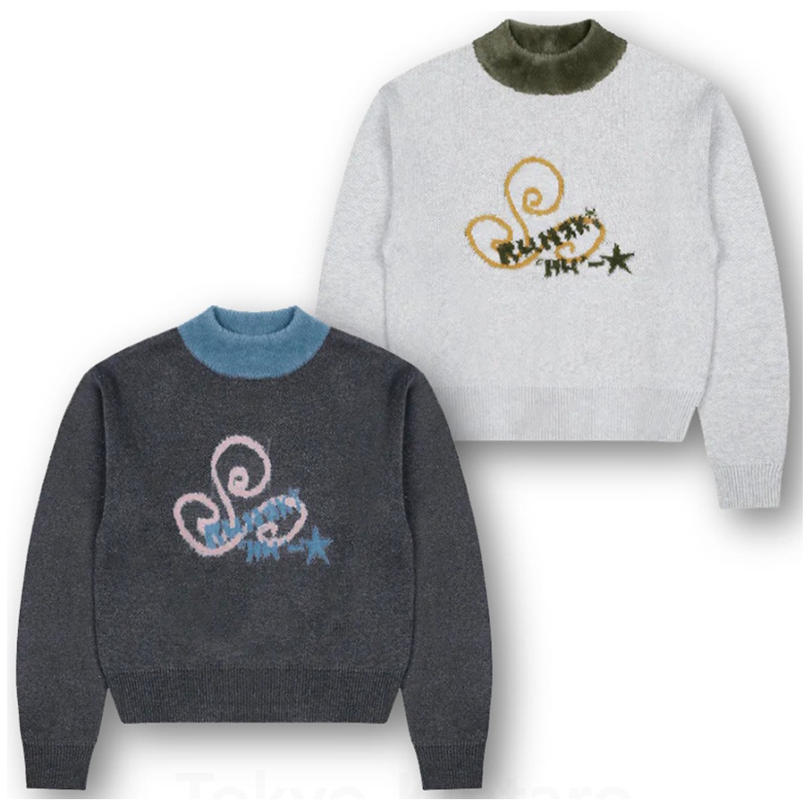 (W) RUNAKI HU SNOW PULLOVER KNIT (WXK011)