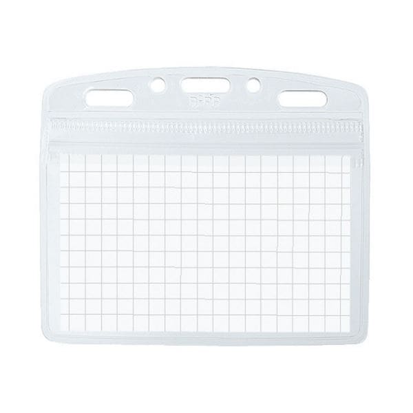 (まとめ) コクヨ 防水ソフトケース(密閉チャック式)(アイドプラス) 名刺・IDカード用 ヨコ型 ナフ-BC180 1セット(10枚) (×3セット)