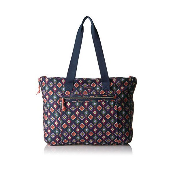 Vera Bradley Women s Lighten Up Expandable Tote， Mini Medallions 並行輸入品