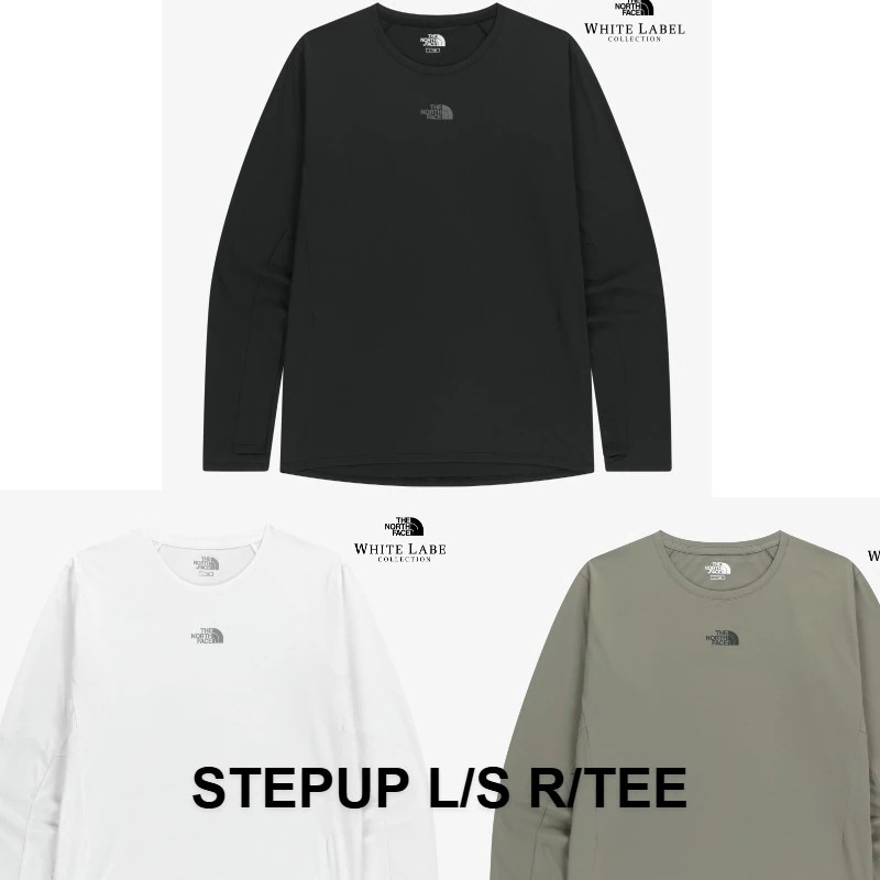 韓国正規品保証 関税負担なしNT7TR55J STEPUP L S R TEEデイリー 基本 着装 男子 女子 人気 韓国 ファッション 男女共用 アウトドア