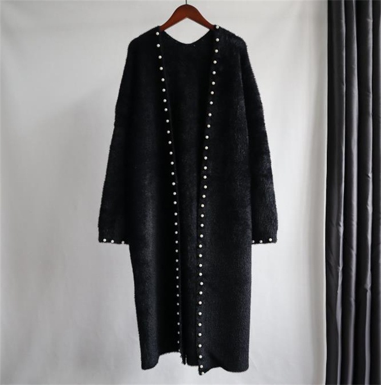 激安セール スパイク スリム おしゃれな ニットトップス コート カーディガン 2023秋冬 上品映え ロング ゆったりする 4,595円