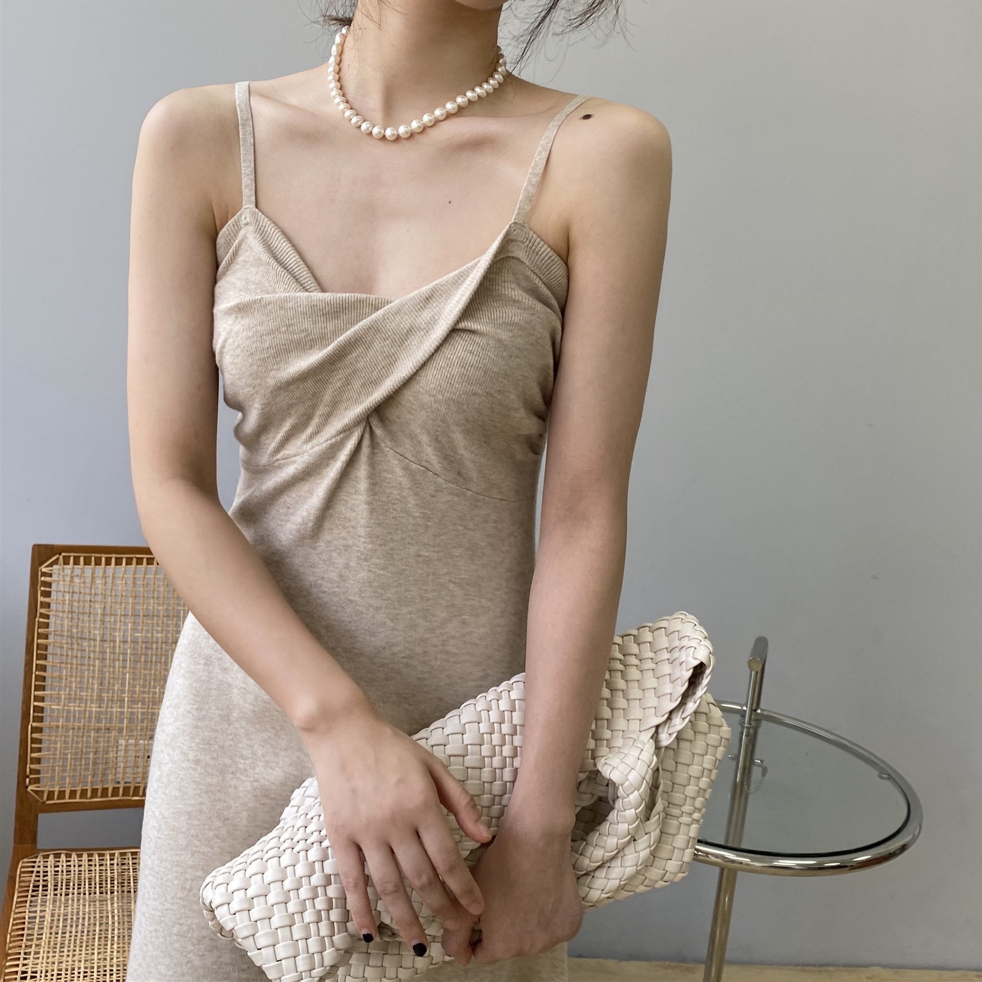 2024春服 キャミワンピース ドレス セクシー サスペンダー ワンピース 通勤 上品 5,434円