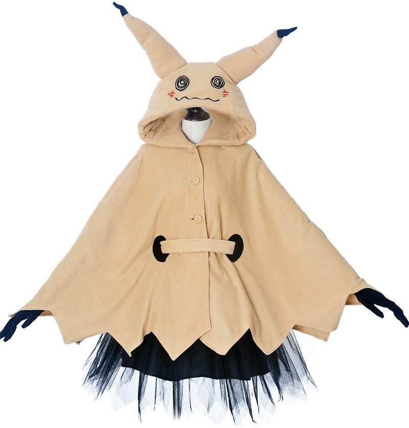大人 ミミキュ コスチューム ハロウィン マント ドレス