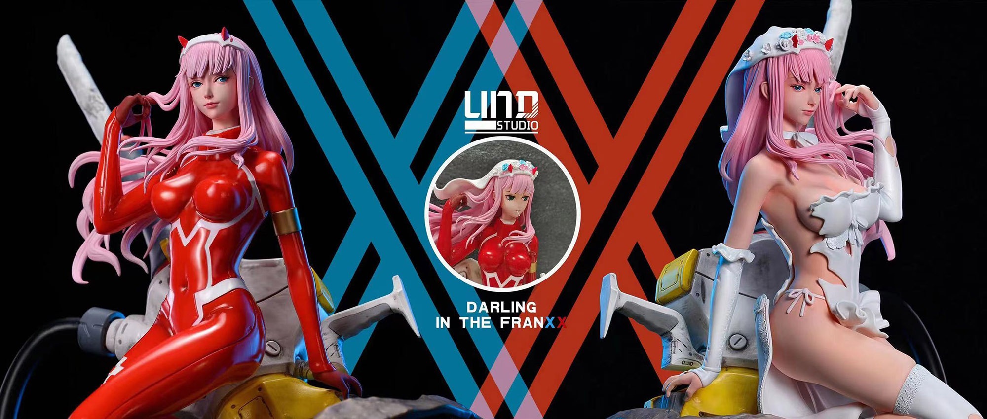 ゼロツー 02 フィギュア 花嫁Ver. 1/6スケール 塗装済み完成品 ガレージキット U.N.D.S 限定販売 スタチュー