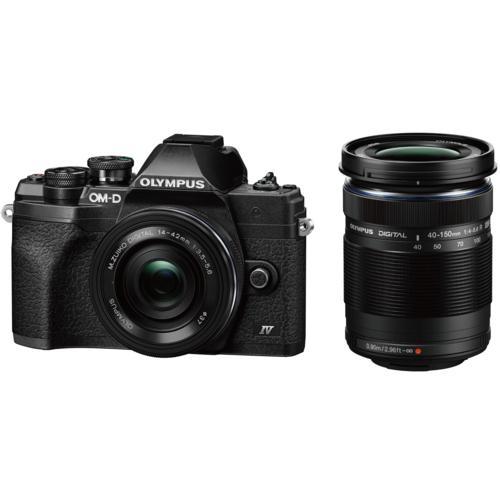 デジタル一眼カメラ OM-D E-M10 MarK IV EZダブルズームキット [ブラック]