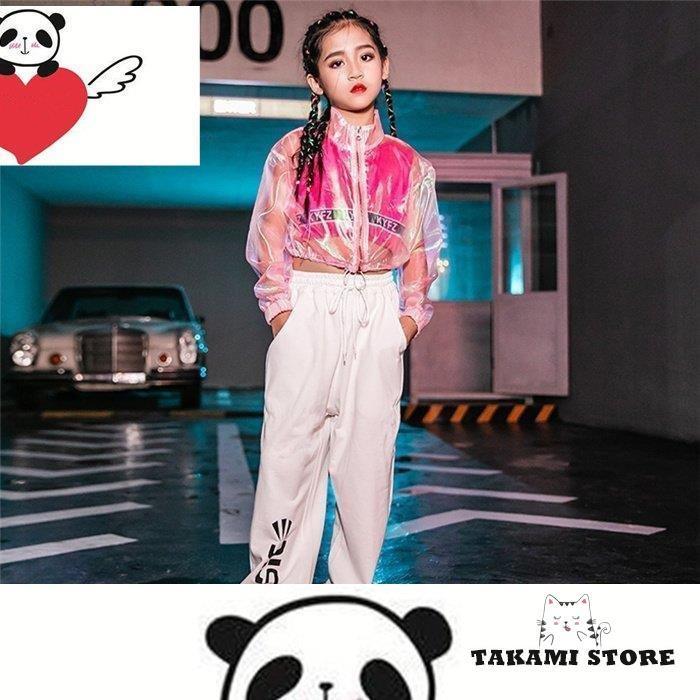 キッズ ダンス衣装 ヒップホップ パンツ ジャズダンス 女の子 ステージ衣装 HIPHOP 子供服 長袖 ジャケット タンクトップ体操服 練習着 演出服 4,953円