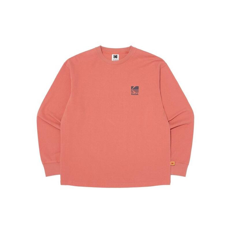 コダック KODAK ビッグロゴ グラフィック 長袖Tシャツ ピンク K5123ERL36PNK 348577