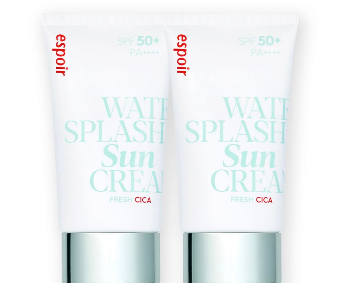 [1+1] ウォータースプラッシュサンクリームフレッシュシカ [SPF50+/PA++++], 60ml+60ml/ 에스쁘아시카썬2개