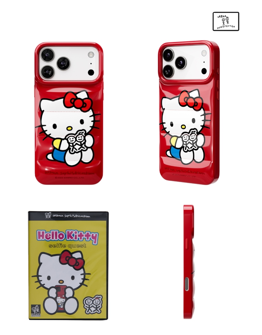 【韓国公式正規品】 人気 SNS流行 ファッションアクセサリートレンド Sanrio iPhone 13 14 15 16 17 The Puffer Case - Hello Kitty BFF