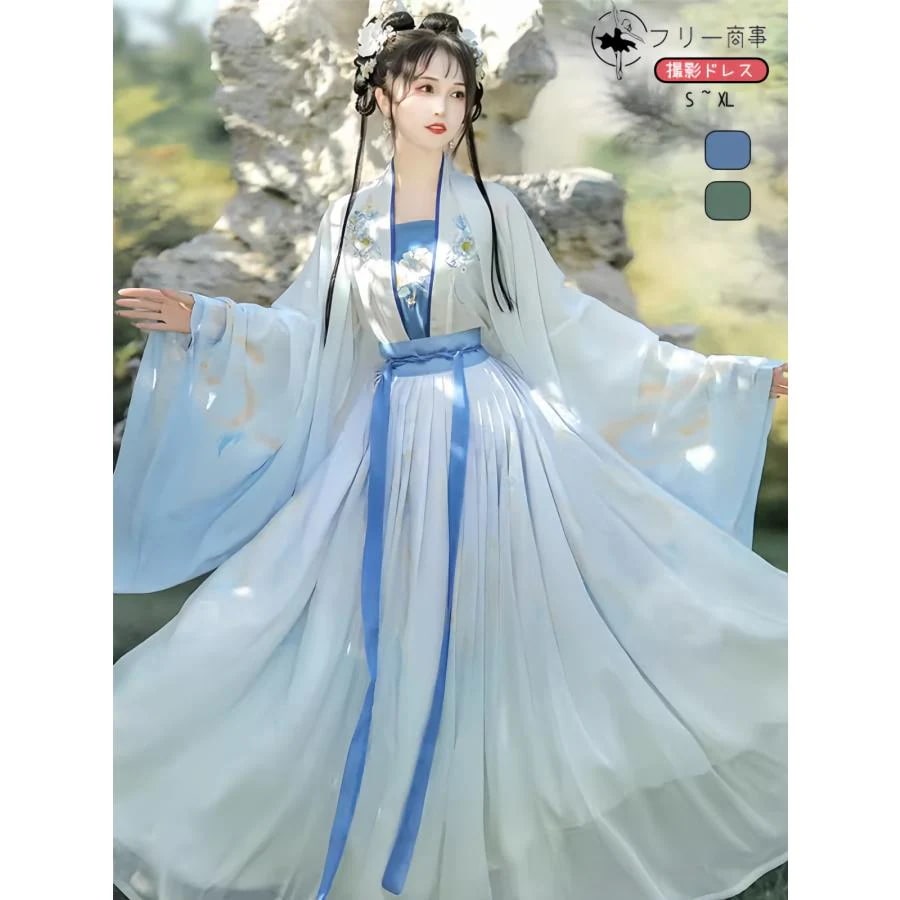 唐装漢服 中華服舞台服装 華流ステージコスプレ衣装 中国古代宮廷風コスプレ衣装 イベント 学園祭パーティーダンス衣装 チャイナドレス 写真撮影ドレス 演出服
